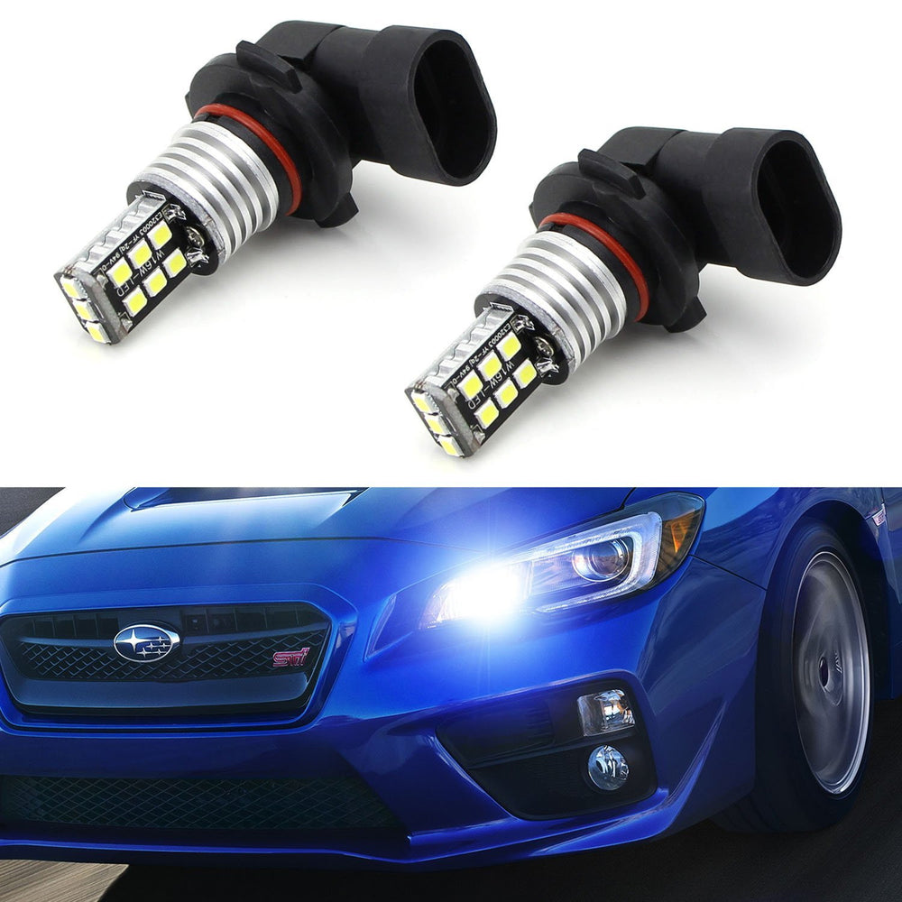 15-SMD LED High Beam Daytime Running Light Kit For Subaru Impreza WRX STI Legacy