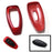 Glossy Red Remote Smart Key Fob Shell Holder Cover For Ford Fiesta Focus C-MAX