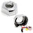 X5-R Style White LED Halo Ring Angel Eye Shrouds For 3.0" H1 Headlamp Projectors