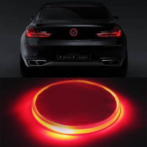 82mm Brilliant Red Emblem LED Background Light Fit For BMW 3 5 7 Series X3 X5 X6