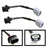 (2) H13 9008 Ceramic Wire Wiring Harness Sockets For Headlights Fog HID Halogen