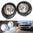 Complete Clear Lens Fog Light w/ White LED Bulbs, Bezels For 10-13 Camaro LS LT