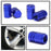 (4) Tuner Racing Style Blue Anodized Aluminum Tire Valve Caps (Hexagon Shape)