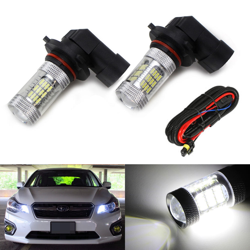 Xenon White 52-SMD 9005 LED High Beam Daytime Running Light For Subaru WRX STi