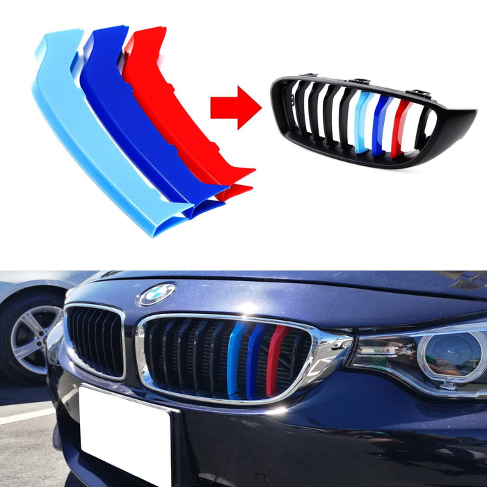 Exact Fit ///M-Colored Grille Insert Trims For 2014-up BMW F32 F33 F36 4 Series