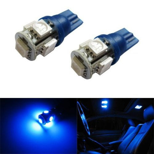 Blue 168 194 2825 5-SMD LED Interior Map Dome Lights#11