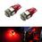 Red 168 194 2825 5-SMD LED Interior Map Dome Lights #11