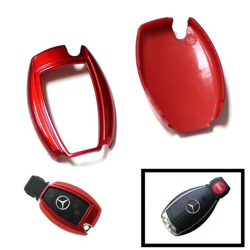 Exact Fit Glossy Red Remote Smart Key Fob Shell For Mercedes C E S M Class, etc