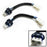 9006 HB4 Ceramic Wire Wiring Harness Sockets Adapters For Headlights Fog Lamps