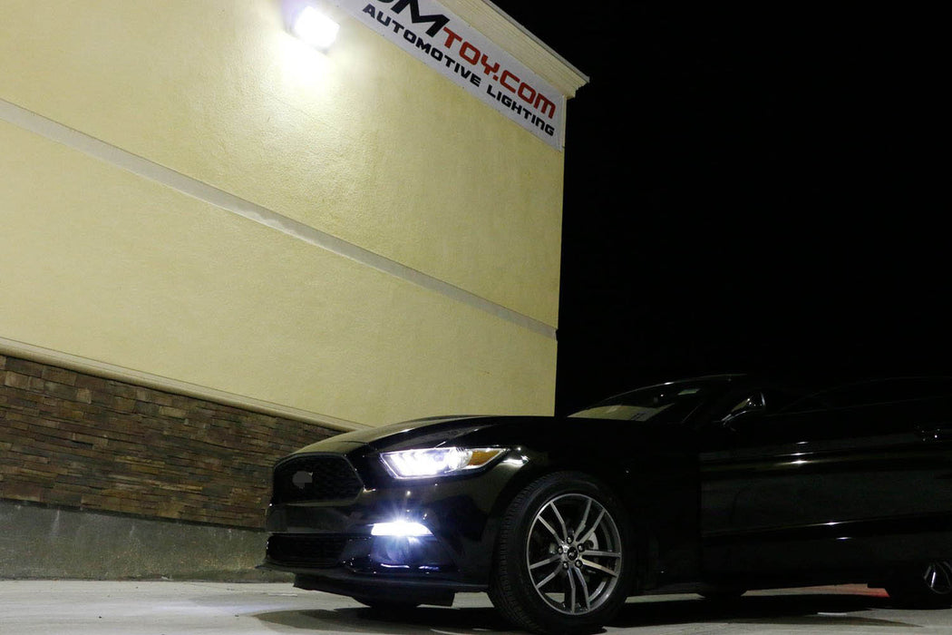 Switchback LED Bulbs For 2015-up Ford Mustang Turn Signal Light DRL Conversion