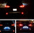 Smoked Lens 21-SMD LED Bumper Reflectors For Toyota Sienna Corolla, Scion xB iQ