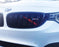 Red Behind Kidney Grille V-Bar Decoration Cover Trims For BMW 1 2 3 Series Z4