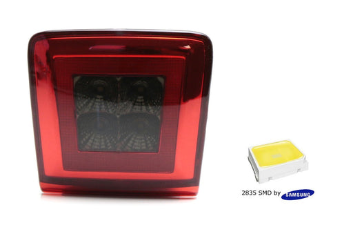 Red/Dark Lens LED Rear Fog Light, Brake and Backup Reverse For 09-20 Nissan 370Z