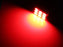 Brilliant Red 168 194 2825 T10 Wedge SMD LED Bulbs For Interior Map Dome Lights