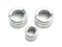 3pc Silver AC Climate Control Radio Volume Knob Ring Covers For BMW 5 6 7 Series