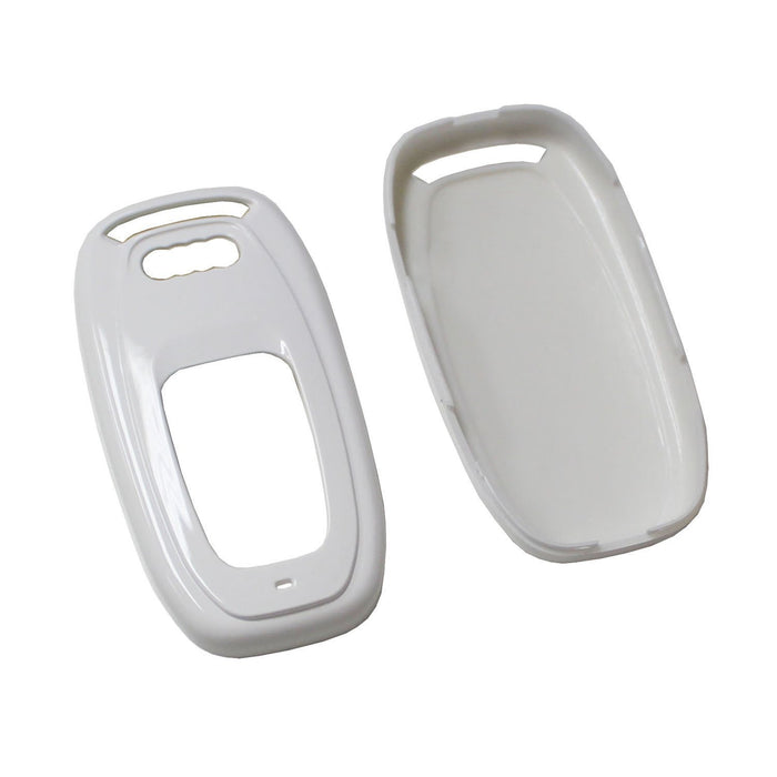 Exact Fit Gloss White Remote Smart Key Fob Shell For Audi A3 A4 A5 A6 A7 A8 etc