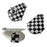 Black UK Checker Pattern Style Key Fob Holder For 2008+ MINI Cooper