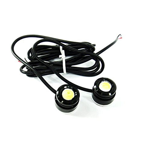 Super Bright Xenon White 2W LED Eagle Eye Lamps For Parking Fog or Backup Lights