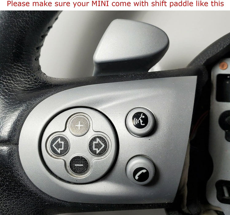 Twill-Weave Carbon Style Steering Wheel Paddle Shifter For MINI R56 R58 R60 R61