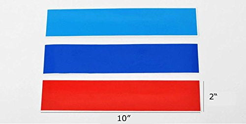 (1) 10" M-Colored Stripe Decal Sticker For BMW Exterior or Interior Decoration