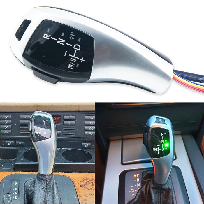 F30 Style LED Illuminated Shift Knob Selector Upgrade For BMW E46 E60 3 5 Series