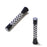 3" Checkered White/Black Checkerboard Theme Short Antenna For MINI Cooper