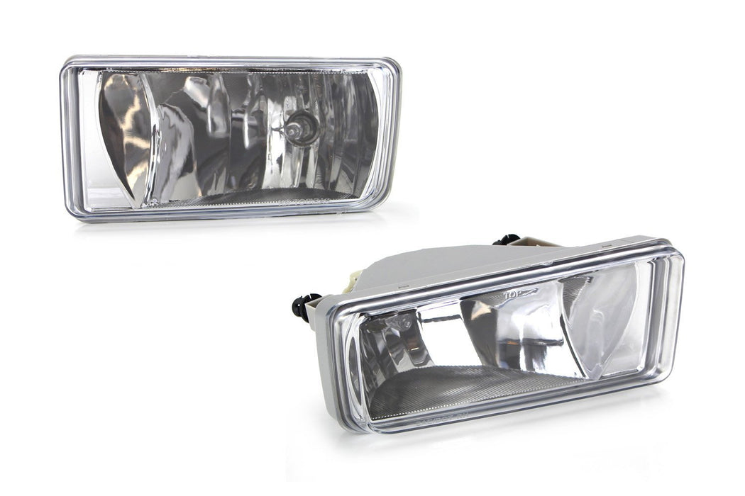 Complete Clear Lens Fog Lights Kit For Chevy 1500 2500 3500 Suburban Tahoe