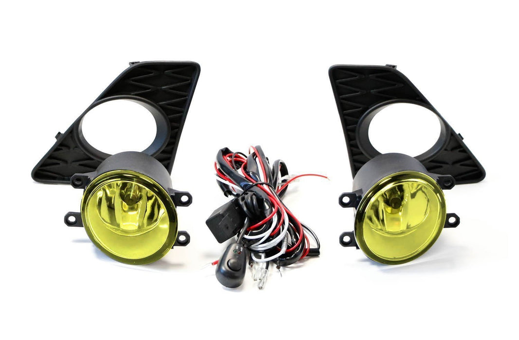 JDM 3000K Yellow Fog Lights w/ Bezel Garnish Covers For 13-15 Lexus GS F-Sport