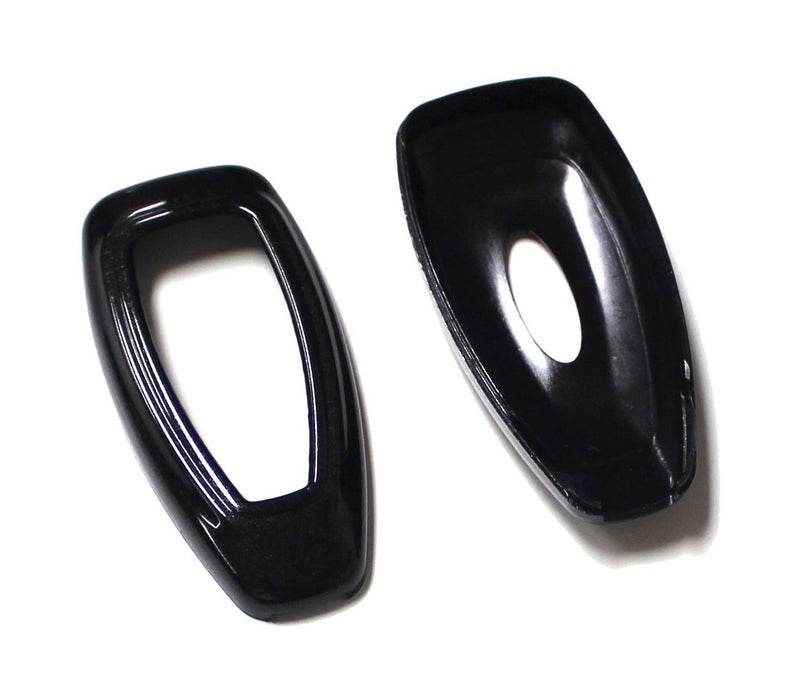 Glossy Black Remote Smart Key Fob Shell Holder Cover For Ford Fiesta Focus C-MAX