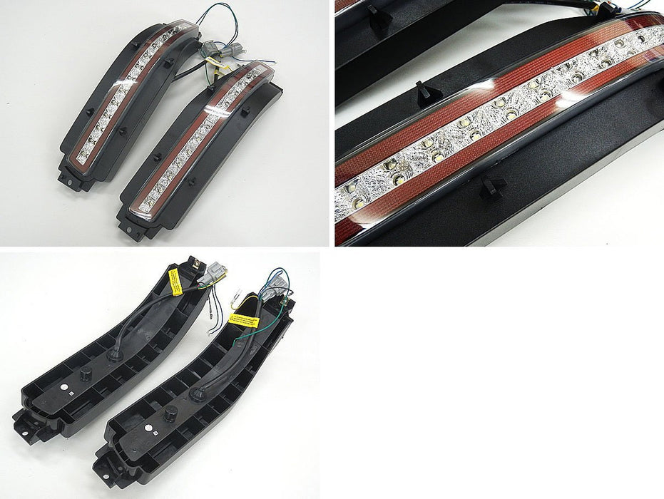 Clear Lens All-In-One LED Turn Signal, Backup, Brake Light For 03-09 Nissan 350Z