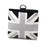 Black/Grey Union Jack UK Flag Style Air Vent Hanging Organize Bag For Smartphone