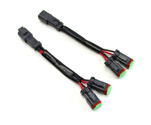 Y-Shape Dual Outputs Deutsch DT DTP Adapters Connectors Splitters For LED Fog