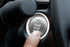 Silver Aluminum Keyless Engine Push Start Button w/Decoration Ring For Mazda 3 6