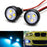 Ice Blue 3-SMD Projector LED Eagle Eye w/ Screw For Parking Fog Backup Lights