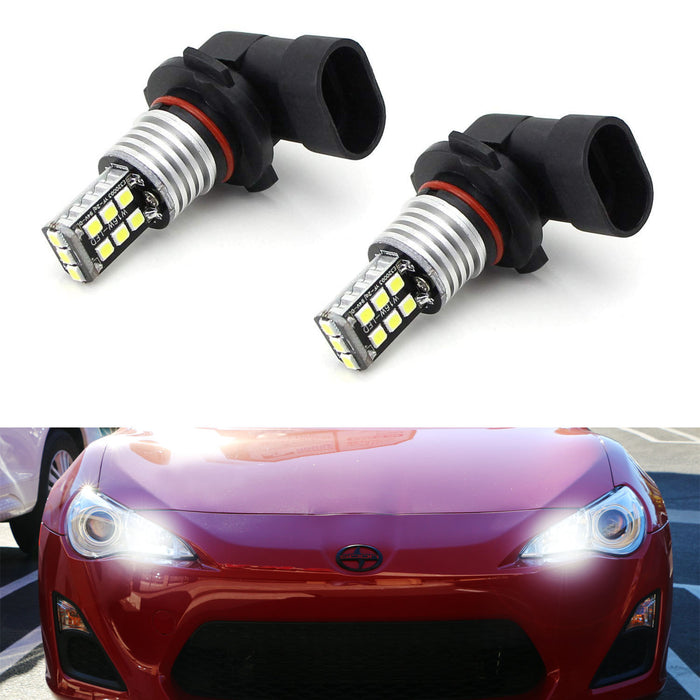 Xenon White 15-SMD High Power 9005 HB3 LED High Beam Daytime Running Light Kit