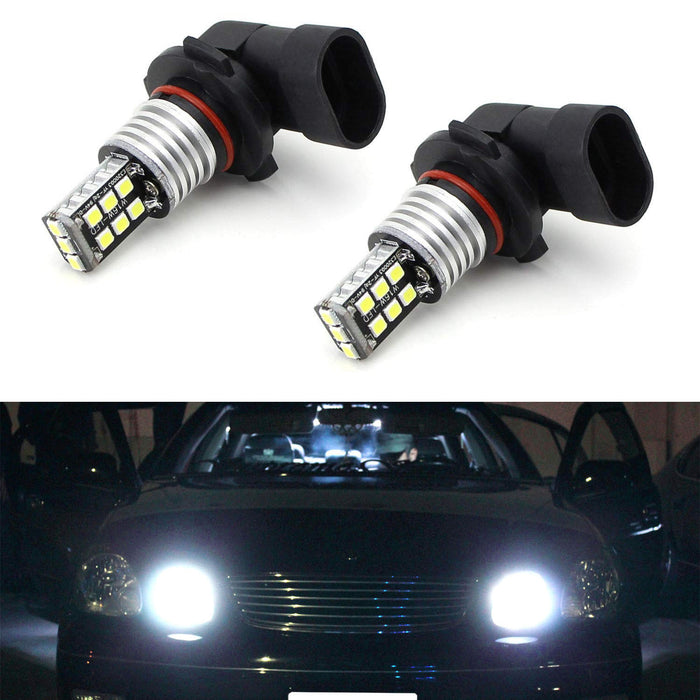 Xenon White 15-SMD High Power 9005 HB3 LED High Beam Daytime Running Light Kit