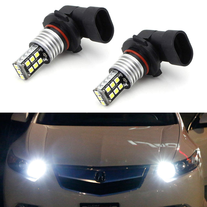 Xenon White 15-SMD High Power 9005 HB3 LED High Beam Daytime Running Light Kit