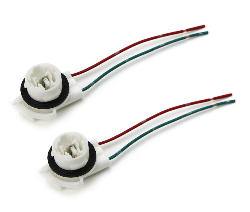 3156 2-Wire Harness Pre-Wired Sockets For Repair, Replacement, Install LED Bulbs