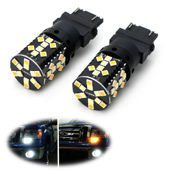 No Hyper Flash Switchback LED Turn Signal Light Bulbs For Ford F-150 F-250 F-350