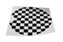 Black/White Checkered Pattern Vinyl Sticker For Mini Cooper Gas Cap Cover