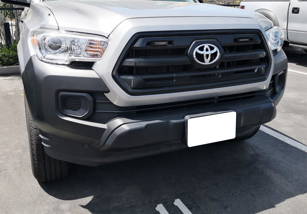 2pc Smoked Lens Amber LED Center Grille Running Lights For 12-up Toyota Tacoma