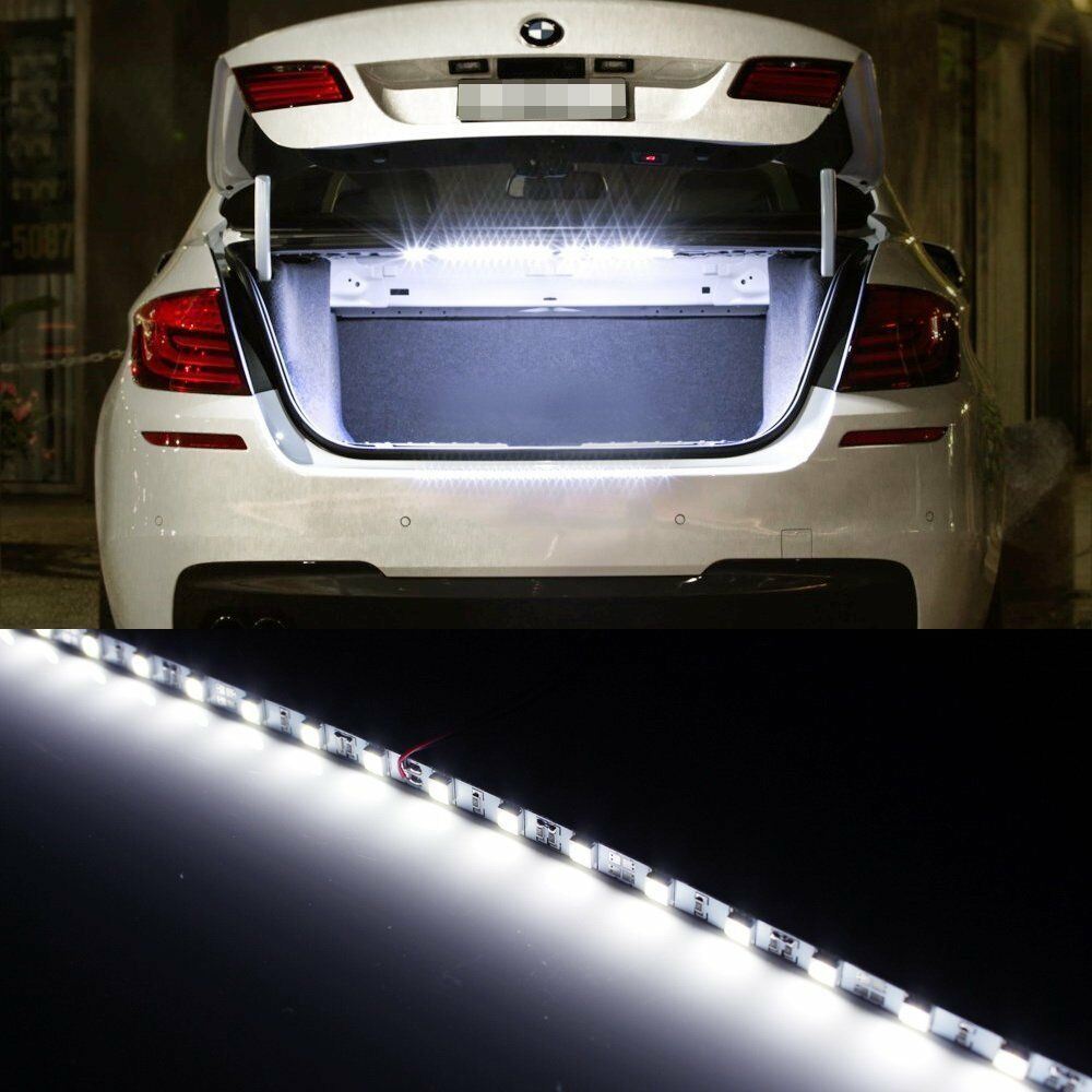 Super Bright HID White 18-SMD LED Strip Light Car Trunk Cargo Area Illumination