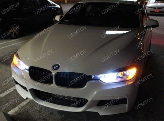 6000K White Error Free BA9s H6W LED Bulbs For BMW F30 3 Series Parking Lights