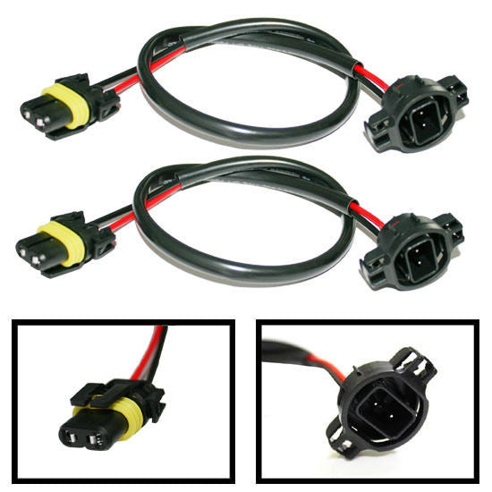 5202 H16 Wire Harness for HID Ballast to Stock Socket for HID Conversion Kit