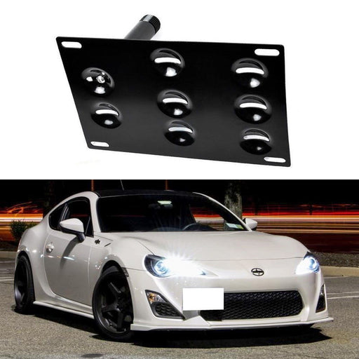 Bumper Tow Hook License Plate Mount Bracket Holder For Scion FRS Subaru BRZ WRX