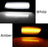 Smoke Lens Amber Sequential Signal/White LED Parking Side Marker For C4 Corvette