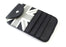 Black/Grey Union Jack UK Flag Style Sun Visor Organizer Holder For Credit Cards