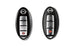 Exact Fit Glossy Black Smart Key Fob Shell For Nissan Armada Rogue GT-R Murano