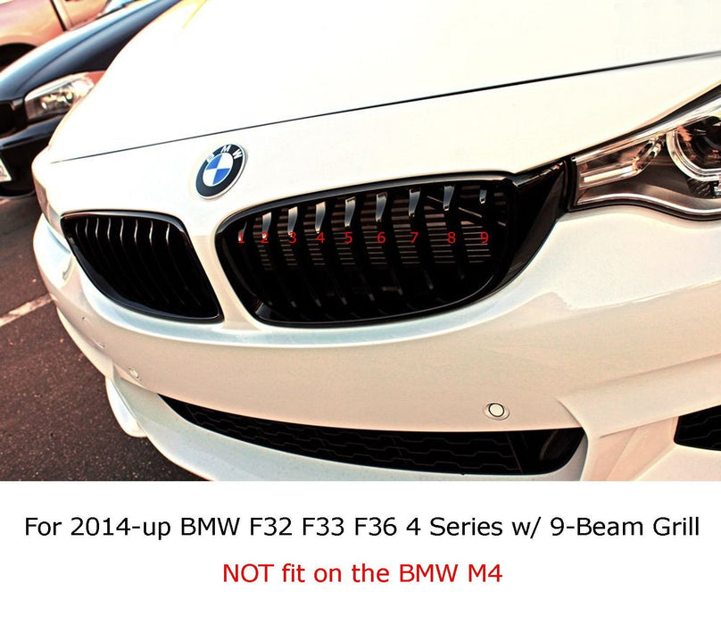 Exact Fit ///M-Colored Grille Insert Trims For 2014-up BMW F32 F33 F36 4 Series