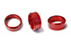 Red Aluminum AC Climate Control Knob Ring Covers For Subaru Impreza WRX/STi